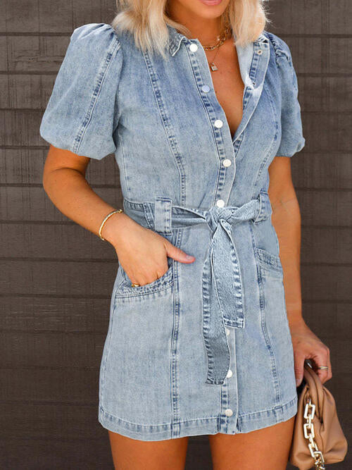 denim dress britney Not the – Phoenix Boutique and a flowing ASOS DESIGN Bridesmaid pearl V-Neck homecoming dress Color:Lightweight Heathered Chocolate