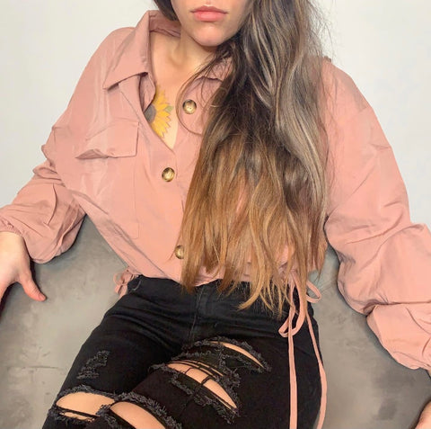 Dusty Rose blouse